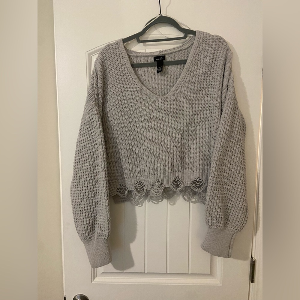 Cropped sweater